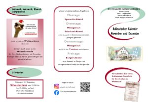 Kulinarischer Kalender